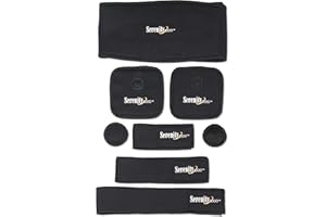 SERENITY2000 Full Body Magnetic Vitality Set for Pain Relief, Reduce Inflammation, Improve Circulation – Eight-Piece Set (Large/XL - waist up to 50")