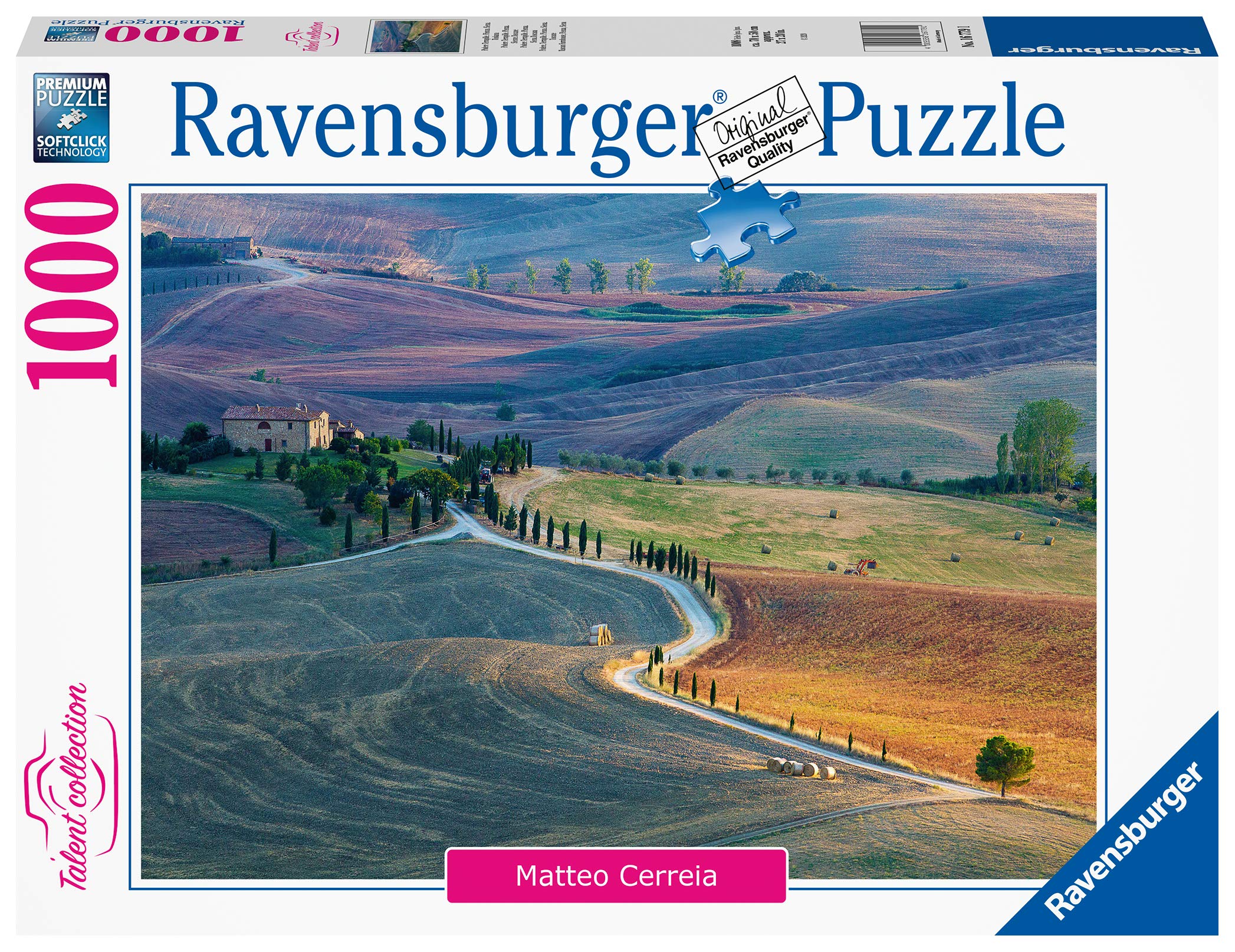Ravensburger Talent Collection: Podere Terrapille, Pienza, Siena, Toscana, Puzzle, 1000 Pieces, Colour Multicolor, 16779 1