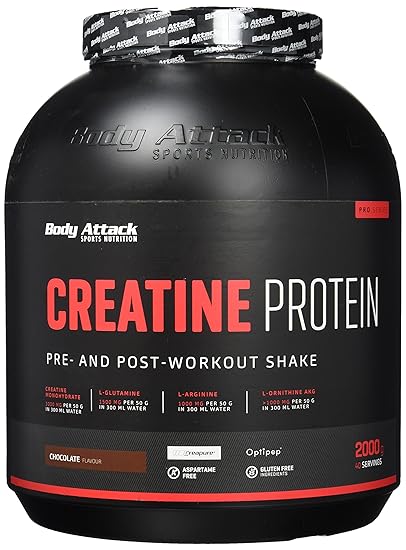 Body Attack Creatine Protein, Schokolade (1 x 2 kg)