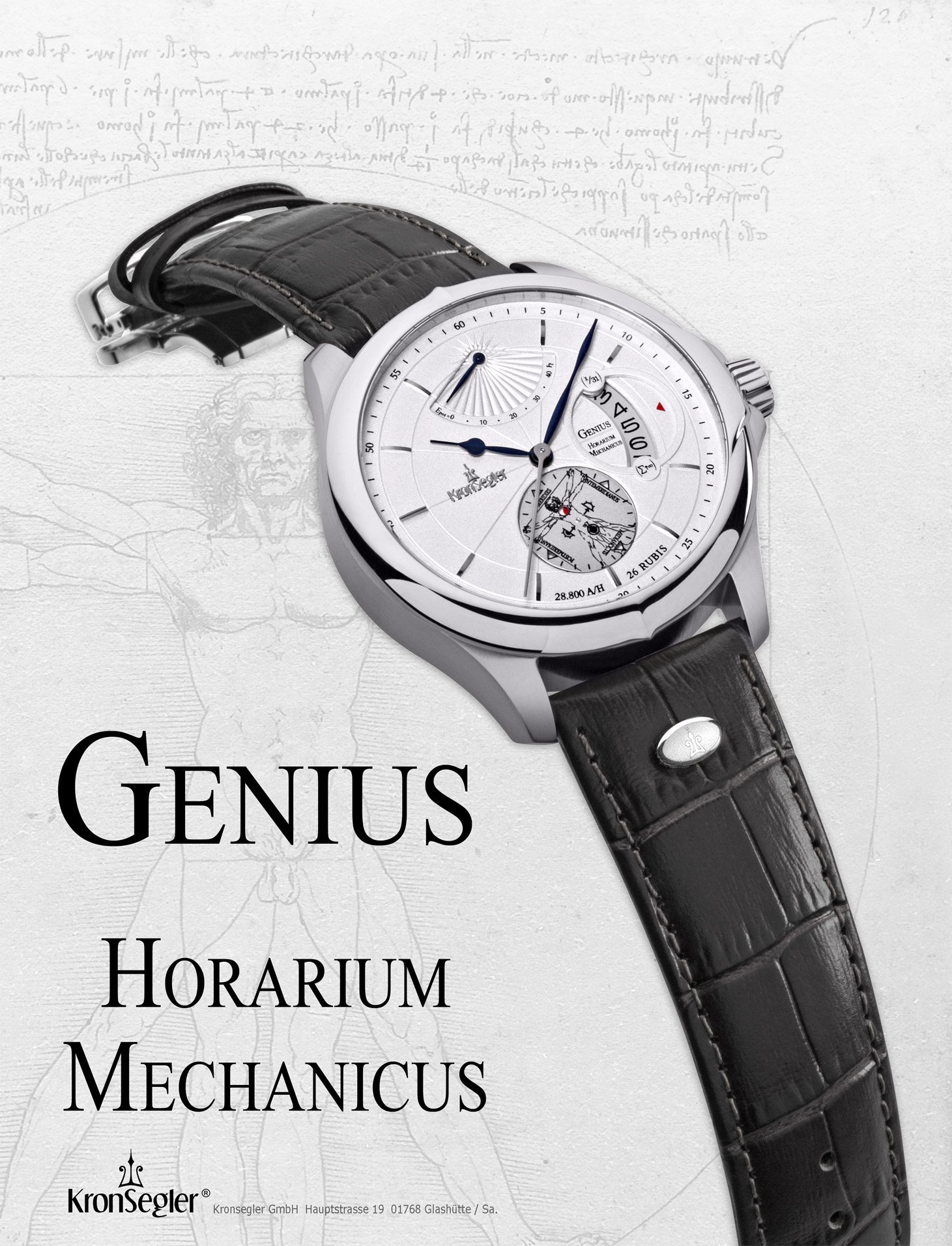 Fernando De Magallanes" Worldtimer GMT Steel-silver