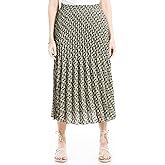 Max Studio Women's Pleated Midi Skirt