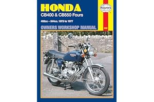 Honda CB400 and CB 550 Fours Owners Workshop Manual, No. M262: '73 Thru '77