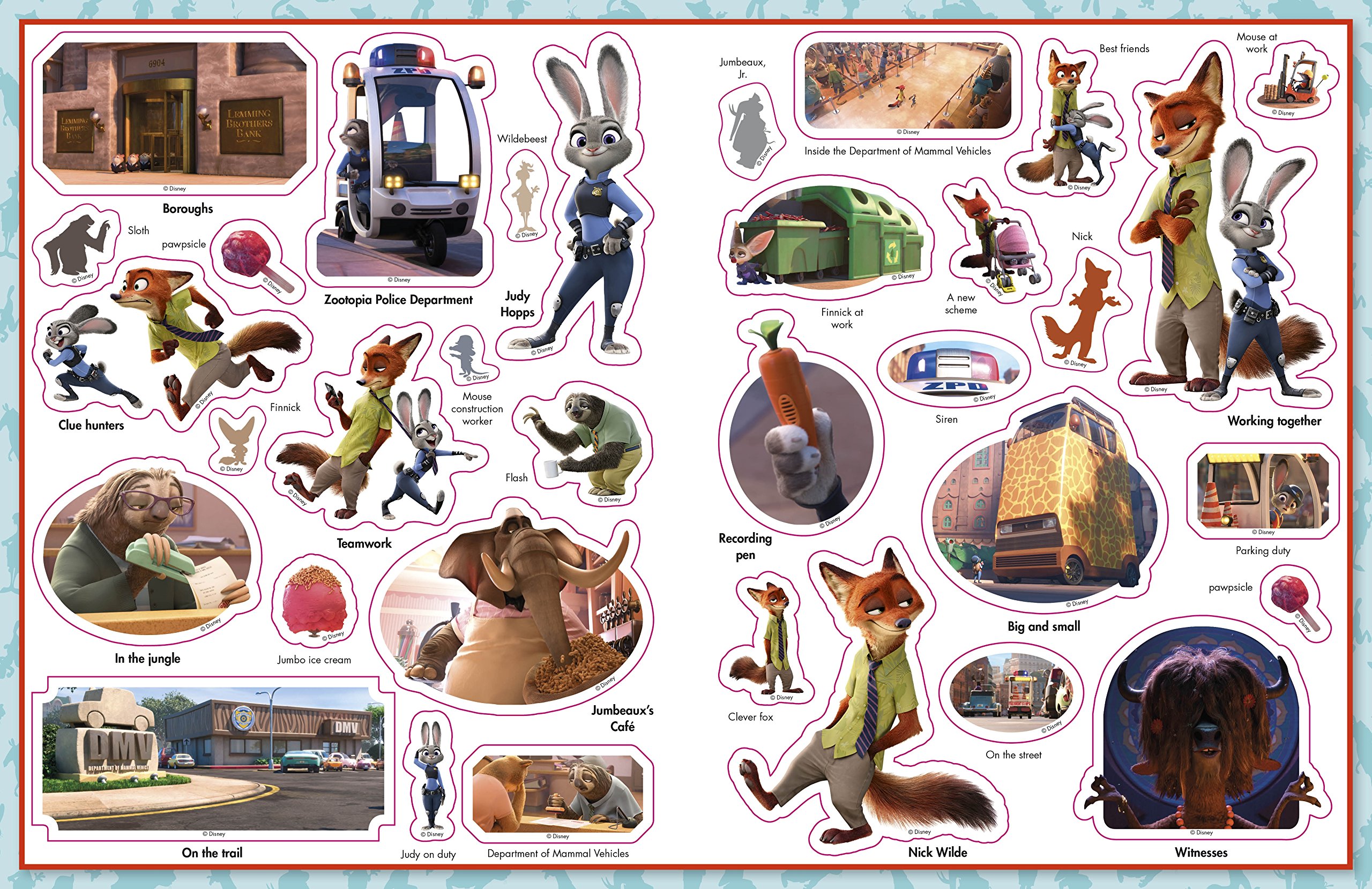 Zootopia printable sticker sheets zootopia zootopia characters zootopia birthday party 