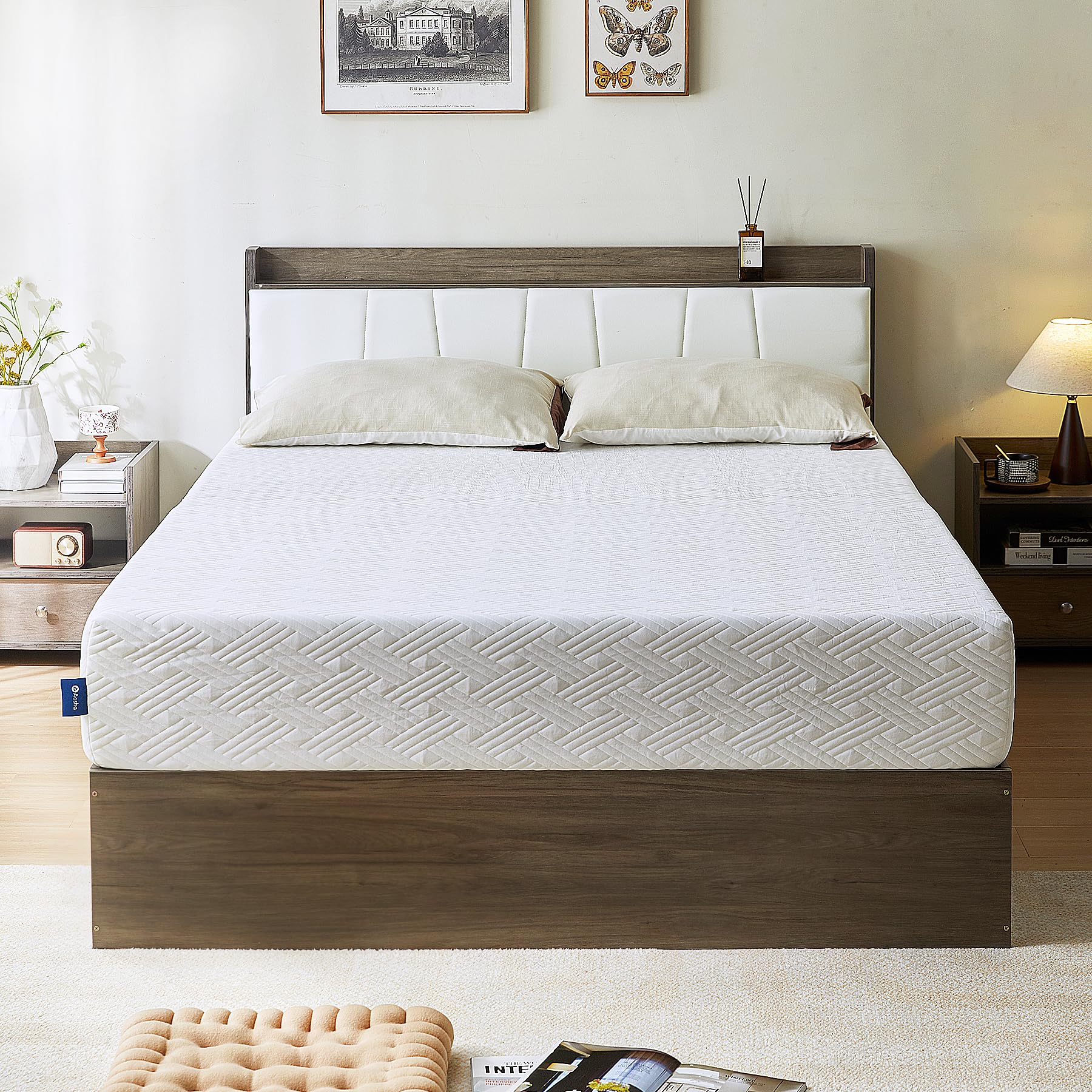 Aosha Queen Mattress,8/10/12 inch Memory Foam