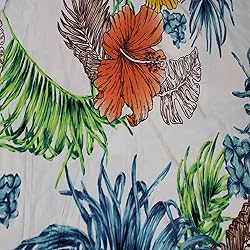 60" Wide Printed 4-Way Stretch Venezia Polyester