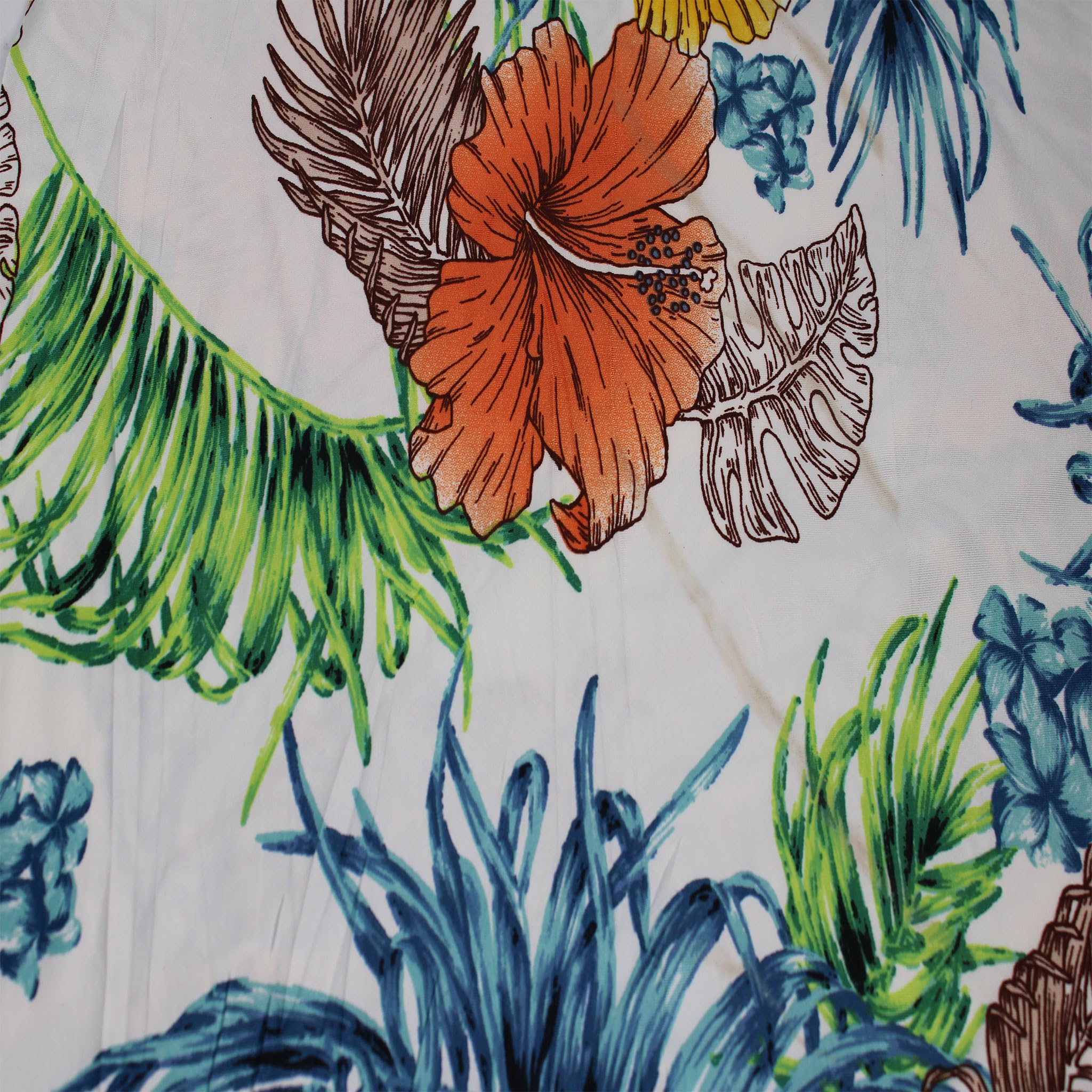 60" Wide Printed 4-Way Stretch Venezia Polyester