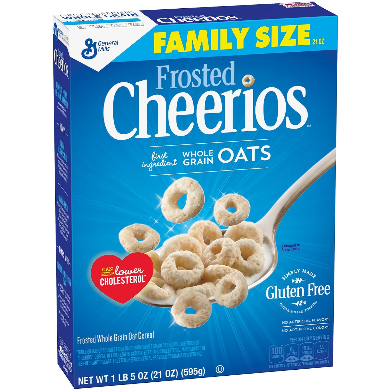 Frosted Cheerios Gluten Free Breakfast Cereal, 21 oz (Pack