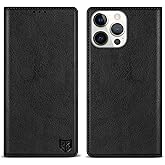 ZZXX for iPhone 14 Pro Max Wallet Case with [RFID Blocking] Card Slot Stand Strong Magnetic Leather Flip Fold Protective Phone Case for iPhone 14 Pro Max Case Wallet(Black-6.7 inch)