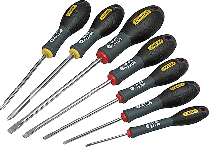 Stanley Fmht0 62627 Coffret De 7 Tournevis Electricien Mecanicien Philips Gamme Fatmax Fabriques En France Lame En Acier Sablage De L Empreinte Poignee Soft Grip Resistant Anticorrosion Amazon Fr Bricolage