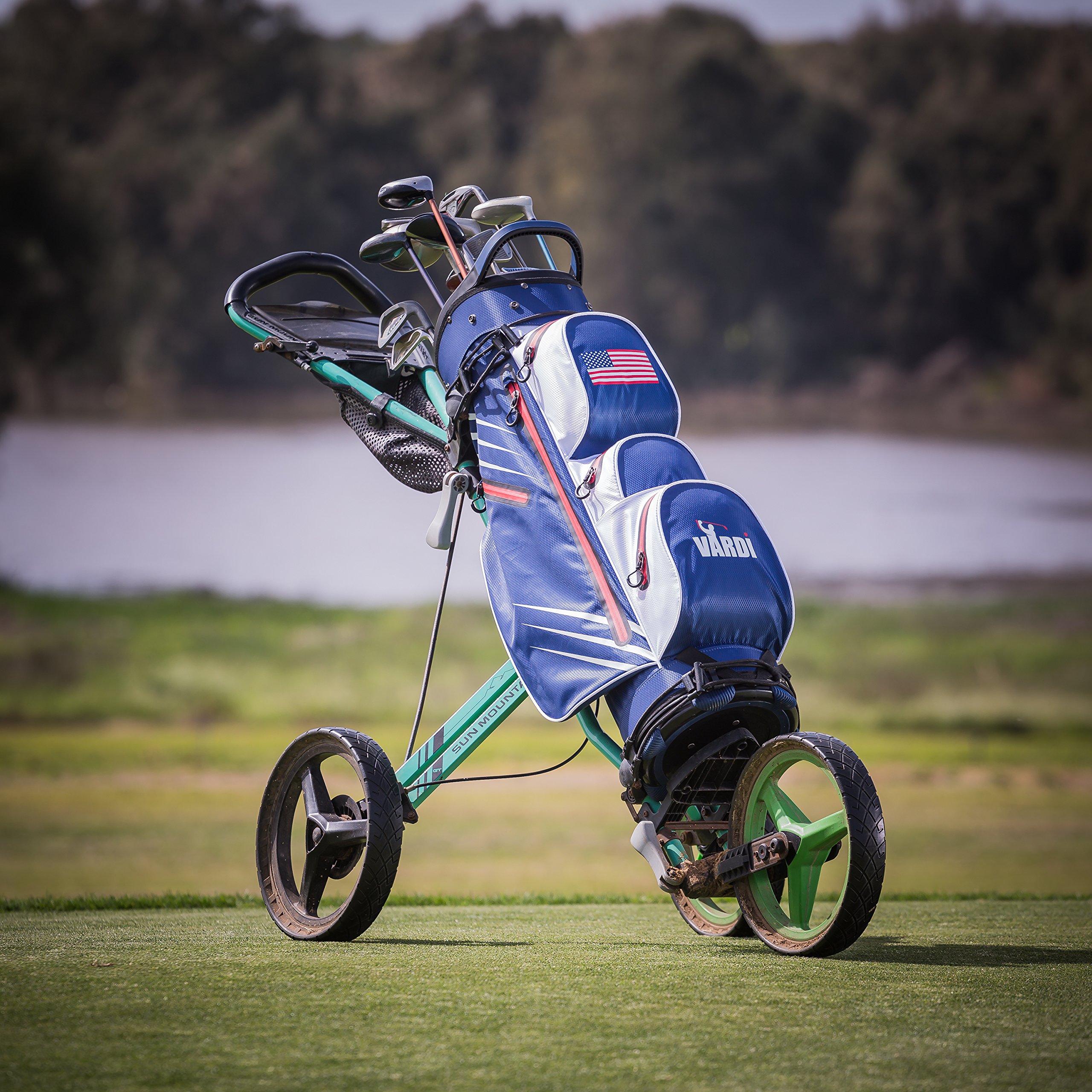 VARDI Lightweight Golf Cart Bag 14 Way Organizer Full Length Divider Top Be Ready To Play