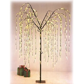 Weihnachstbeleuchtung Weihnachtsdekoration Weidenbaum 228 LED warmweiß 85cm hoch Indoor Outdoor IP 44