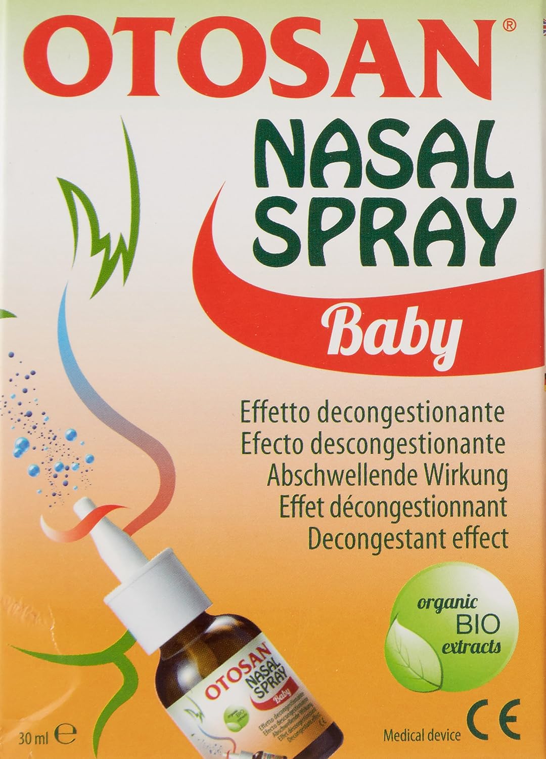 Otosan 30 ml Baby Nasal Spray, White, 30 ml (Pack of 1) - Image 3