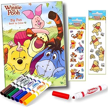 Amazon.com: Disney® Winnie the Pooh "A Pile of Friends" Coloring Book ...