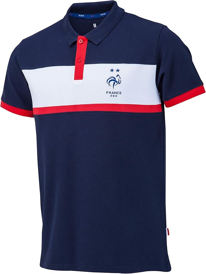 France Football Team FFF Official Collection Men's Polo Shirt Size M: Amazon.co.uk: Clothing