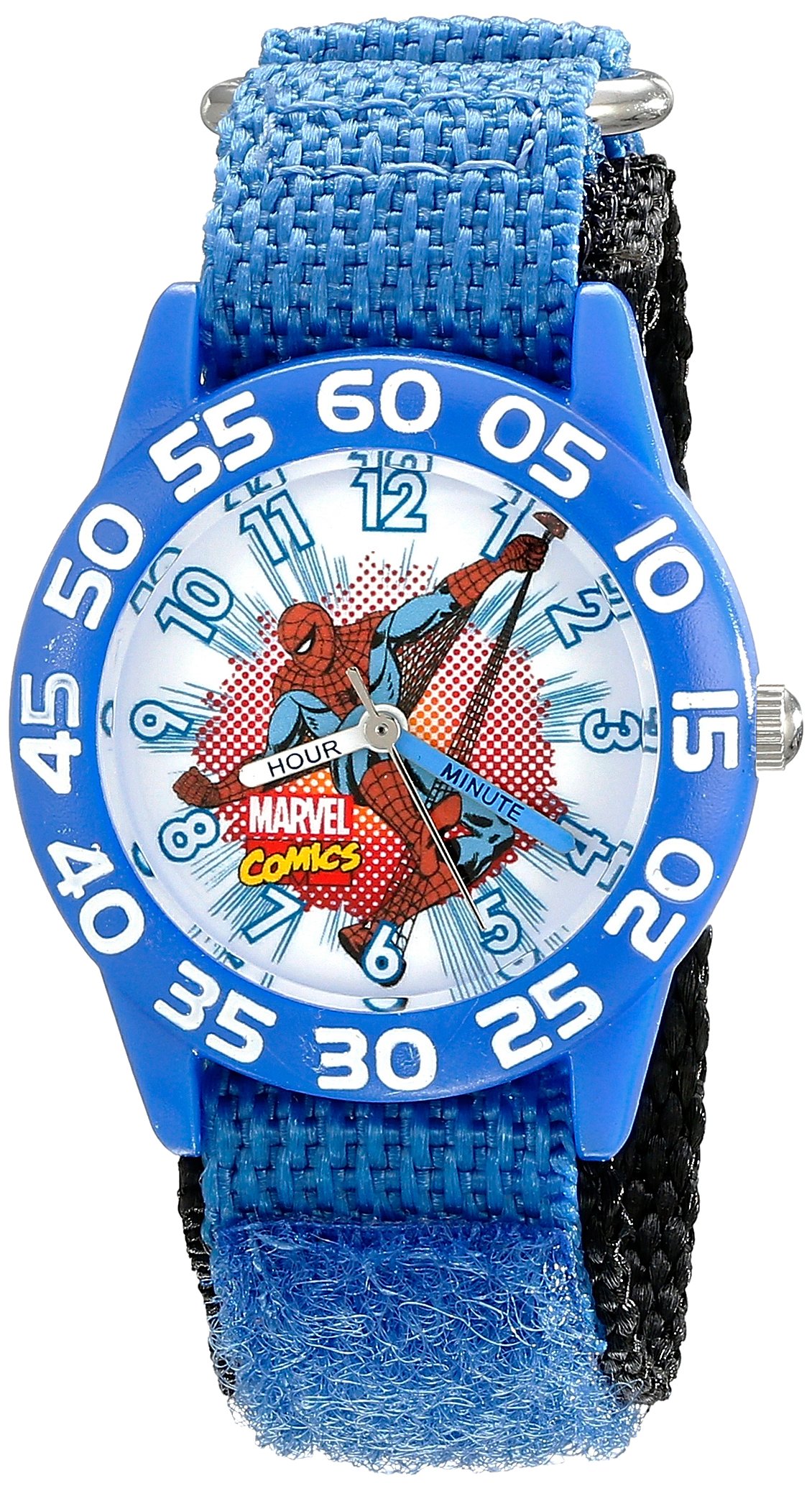Marvel Kids' W001721 Spider-Man Analog Display Analog Quartz Blue Watch