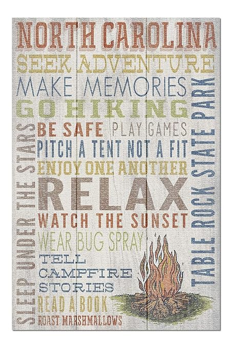 Amazon Com Table Rock State Park North Carolina Camping Rules