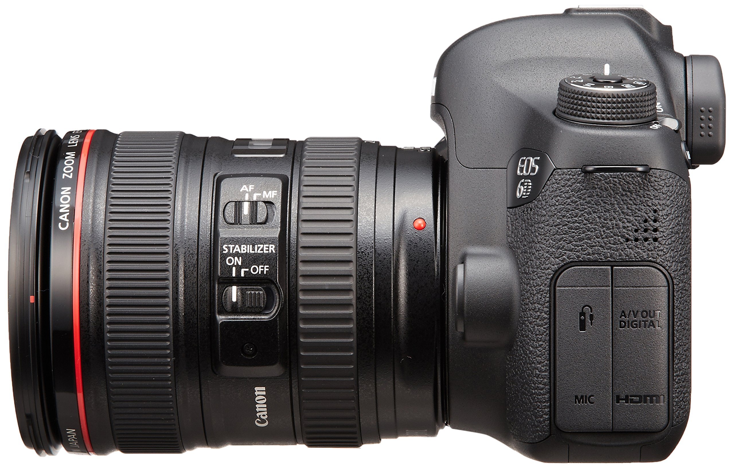 Canon EOS 6D with EF 24-105mm F4L IS USM Lens - International 