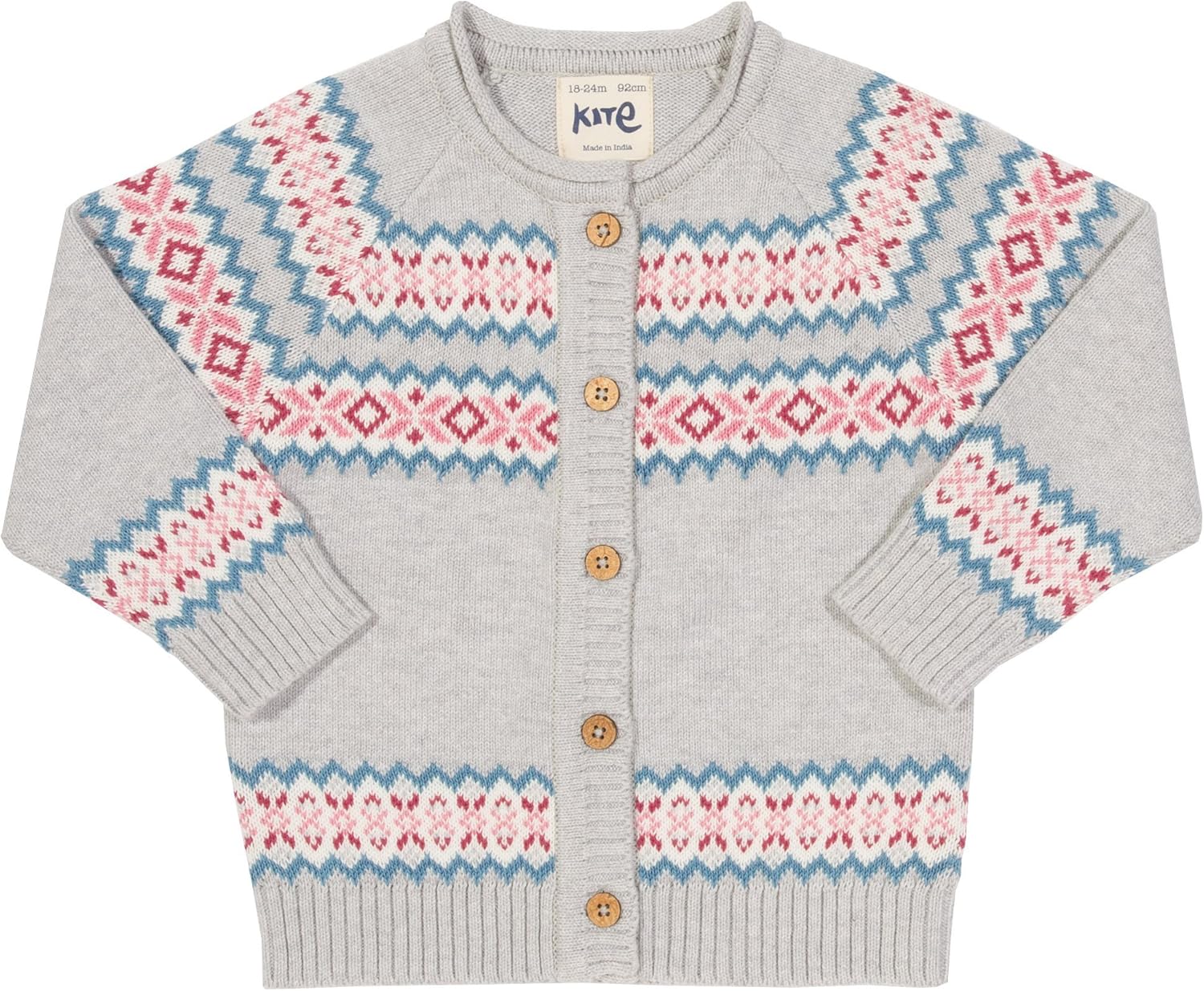baby girl fair isle cardigan