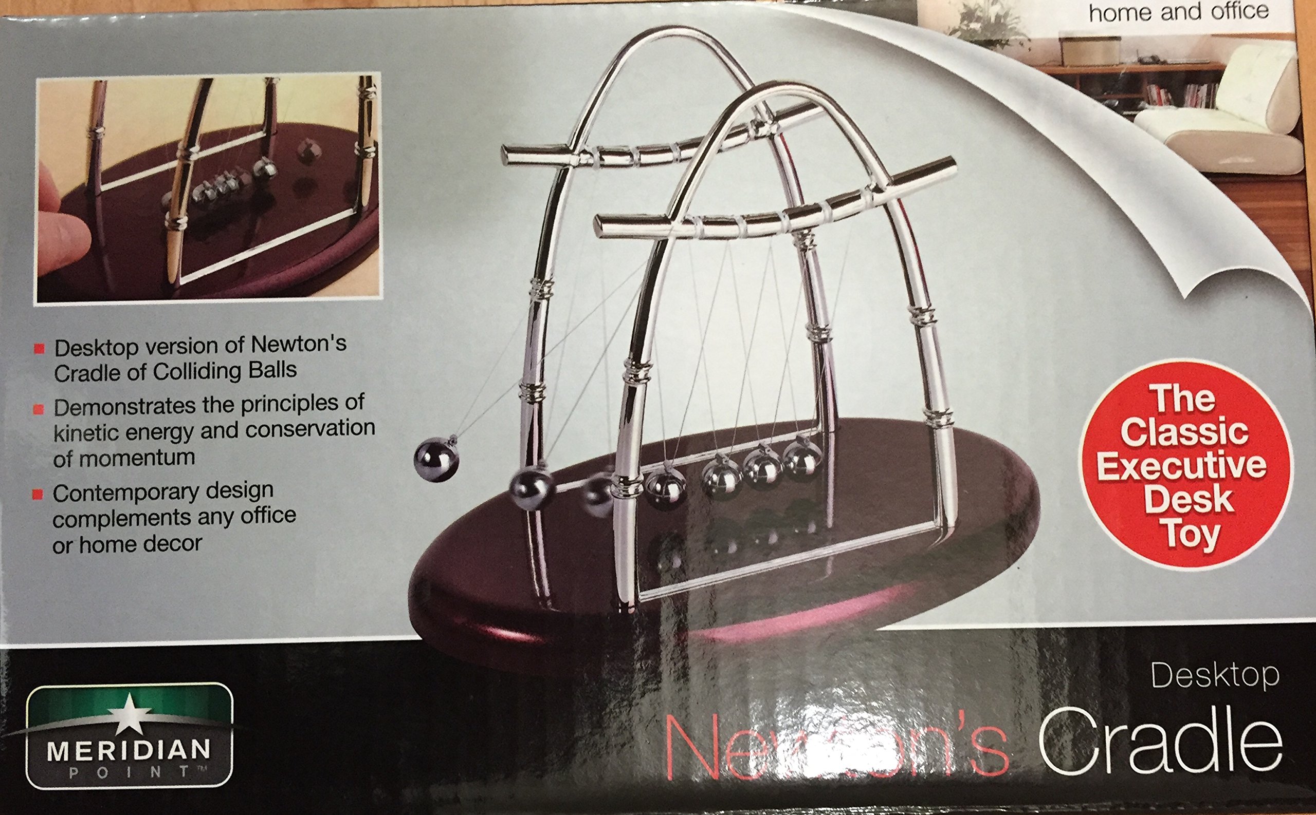 Merdian Point Desktop Newton's Cradle