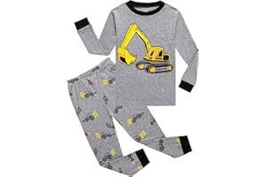 Family Feeling Little Boys Pajamas Sets 100% Cotton Long sleeve Pjs