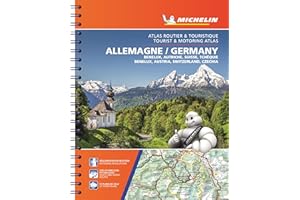 Michelin Germany - Benelux - Austria - Switzerland - Czech Republic Road Atlas(Eng/Fr)