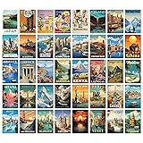 97 Decor Vintage Travel Decor For Home - 40 Pcs
