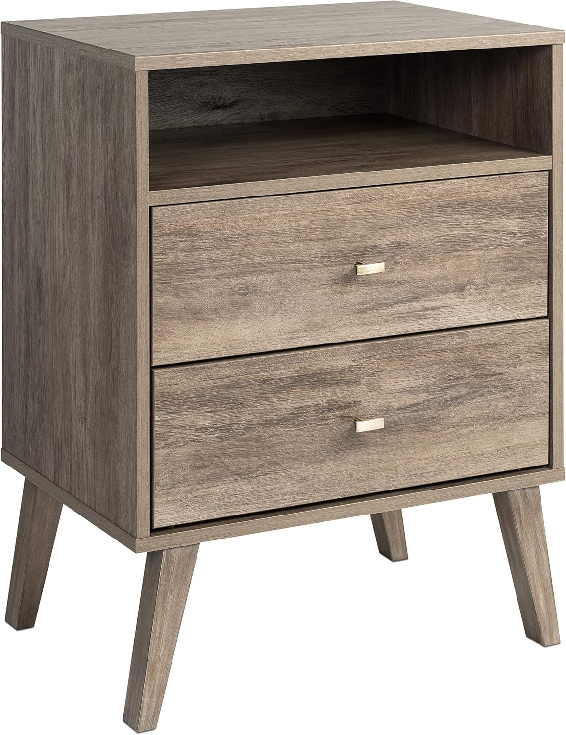 Tall Nightstand With Drawers And Shelves Atlin Designs 3 Drawer Tall
