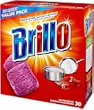 Brillo Steel Wool Soap Pads Jumbo, Red, 30 Count