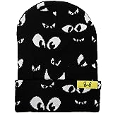 Disney Villains X Heidi Klum Glow Eyes Beanie, Black, OSFM