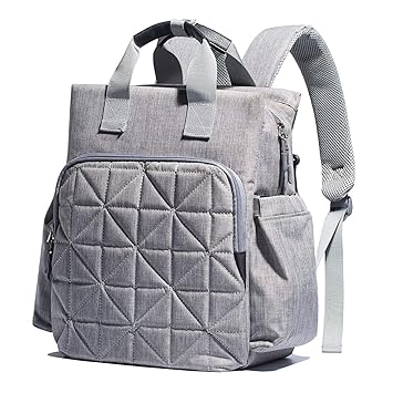 Soho Kenneth Diaper Backpack 6pc Set Tote Bag Gray