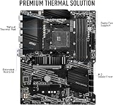 MSI B550-A PRO Motherboard ATX AM4 Ryzen 3rd Gen DDR4 4400MHz PCIe 4.0 M.2 Gen4 view 2