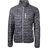 Cutter & Buck Rainier Primaloft Mens Eco Insulated Full Zip Printed Puffer Jacket