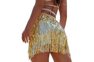 BREEVO Sequin Skirt Space Cowgirl Outfit (Zipper on The Right)