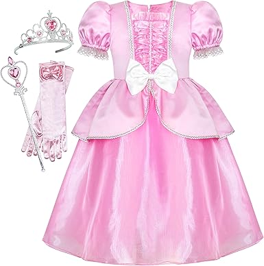 vestido rosa princesa