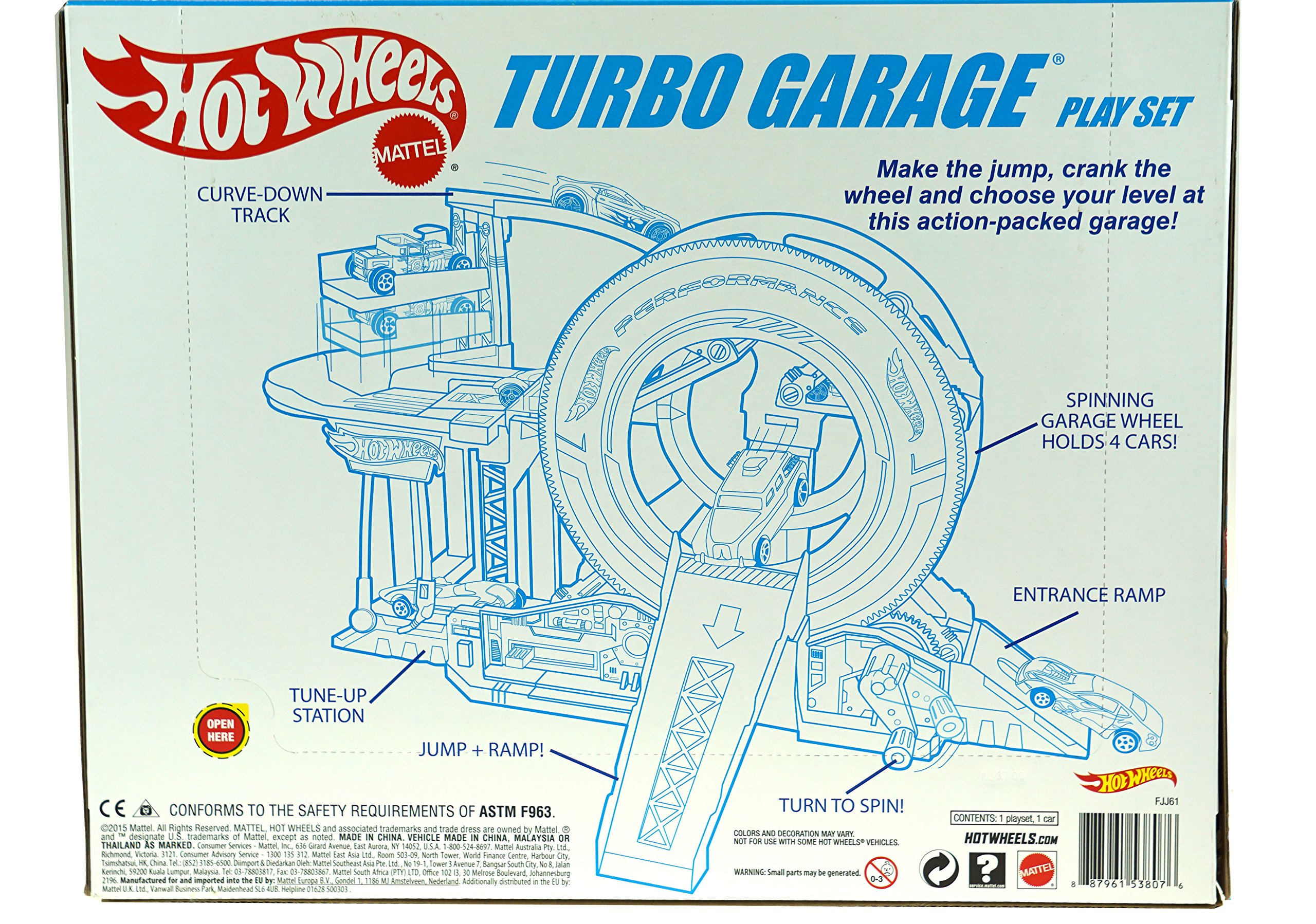 3M Oral Care Hot Wheels Mattel Turbo Garage Play Set