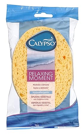Spontex Calypso Relax Luffaschwamm mit Baumwolle und Leinen (Farben sortiert)