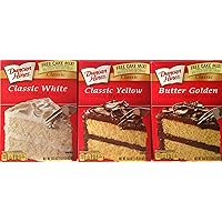Duncan Hines Cake Mix Classic Variety Pack, 3 Boxes - 1 of Each Flavor