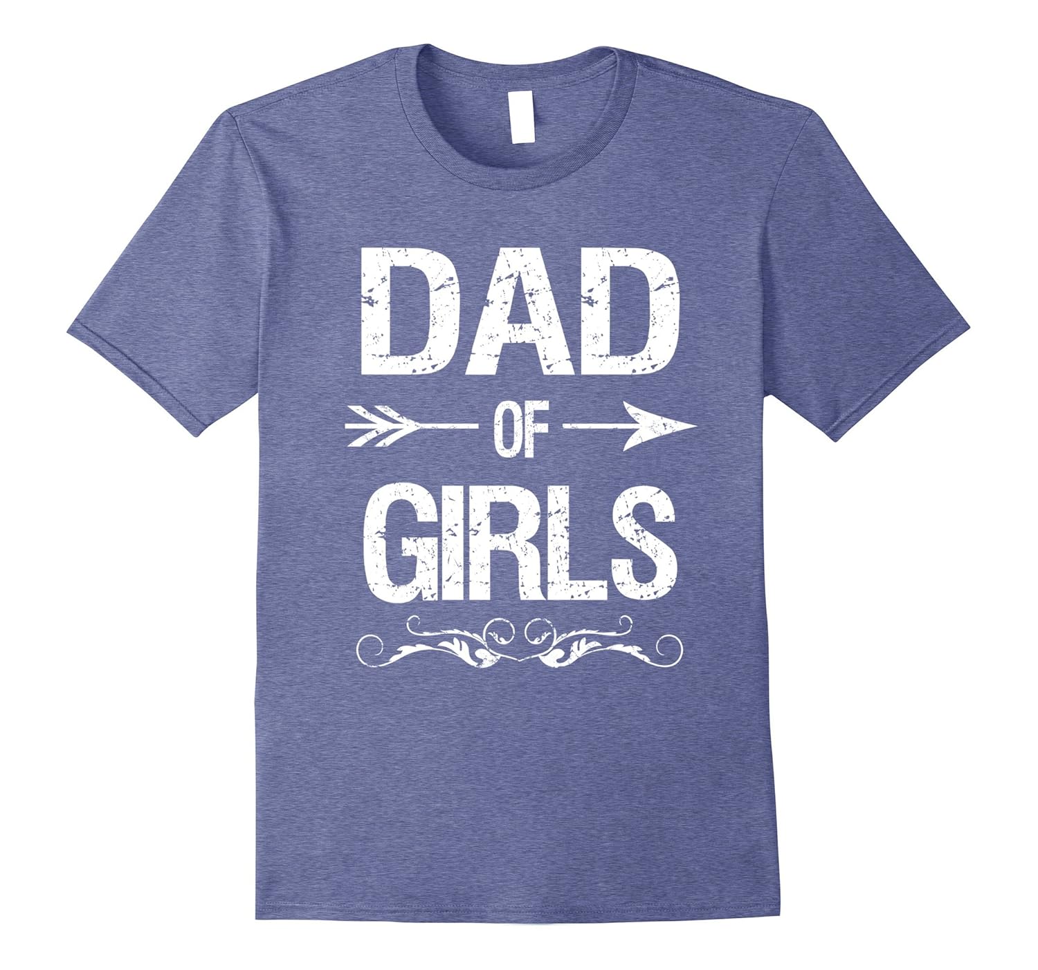 Mens Dad of Girls T-Shirt Father's Day Shirts Gifts for Dad-anz