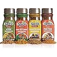 iSpice - 4 Pack World Flavor Seasoning - All International | Contains 1 each: Jamaican Jerk, Thai Red Curry, Peri Peri and Asian WORLD FLAVORS PREMIUM SEASONINGS (4 Pack World Flavor Seasoning)