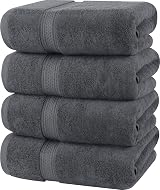 Utopia Towels 4 Piece Bath Towels Set 69x137 cm Premium 100% Ring Spun Cotton