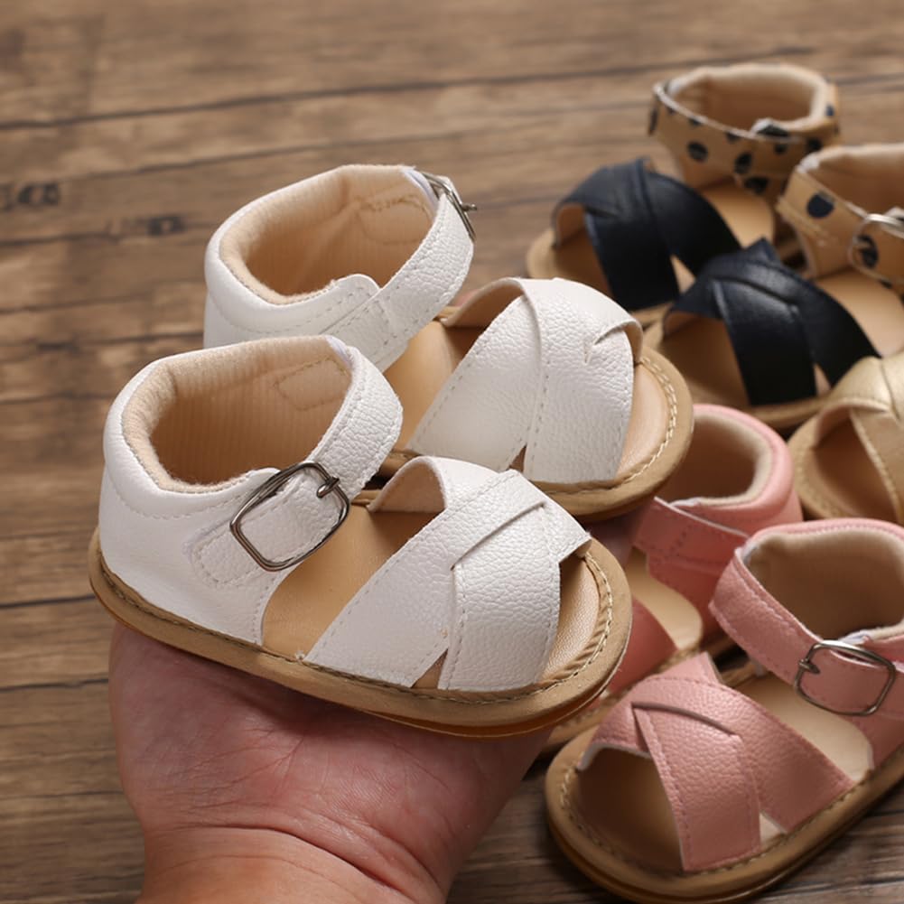  | Babelvit Infant Baby Girls Boys Soft Summer Sandals Casual Dress Shoe Flower Tassel Anti Slip Rubber Sole Outdoor Flats Toddler First Walker Shoes | Sandals