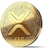 innoGadgets Physical XRP Coin Plated with 24-Carat Gold. A Real Collector&lsquo;s Item with Protective case