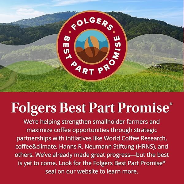 FOLGERS CLASSIC ROAST COFFEE, MEDIUM ROAST, KEURIG K-CUP PODS, 10 COUNT BOX