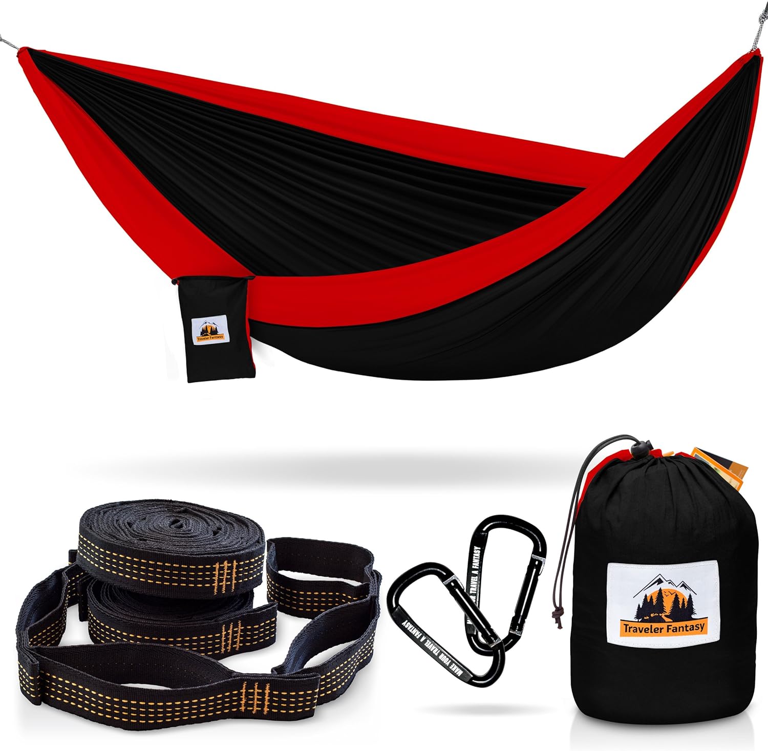 Best red and blue camping hammock