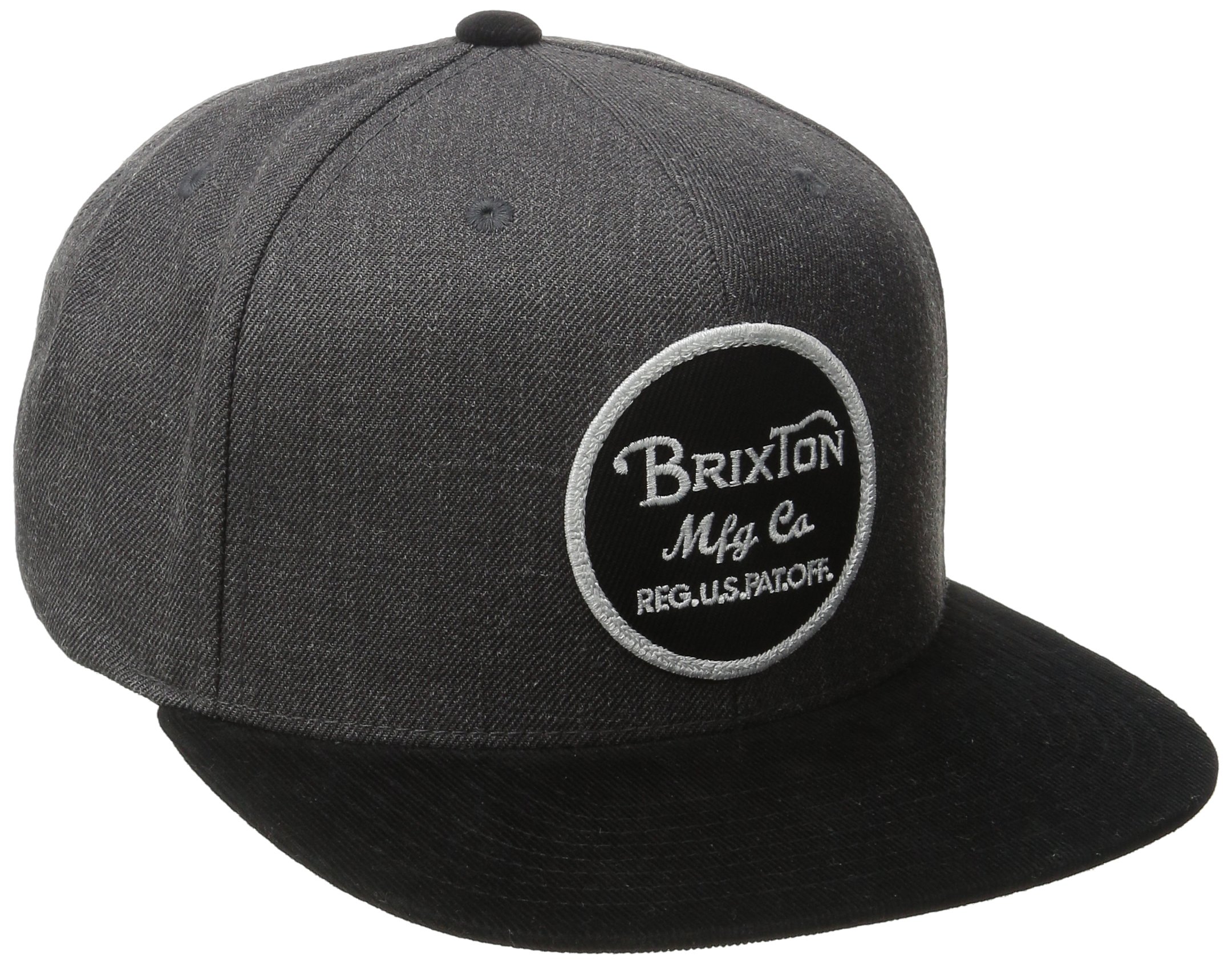 Brixton - Wheeler Men's Snapback Hat, Burgundy – The Giant Peach