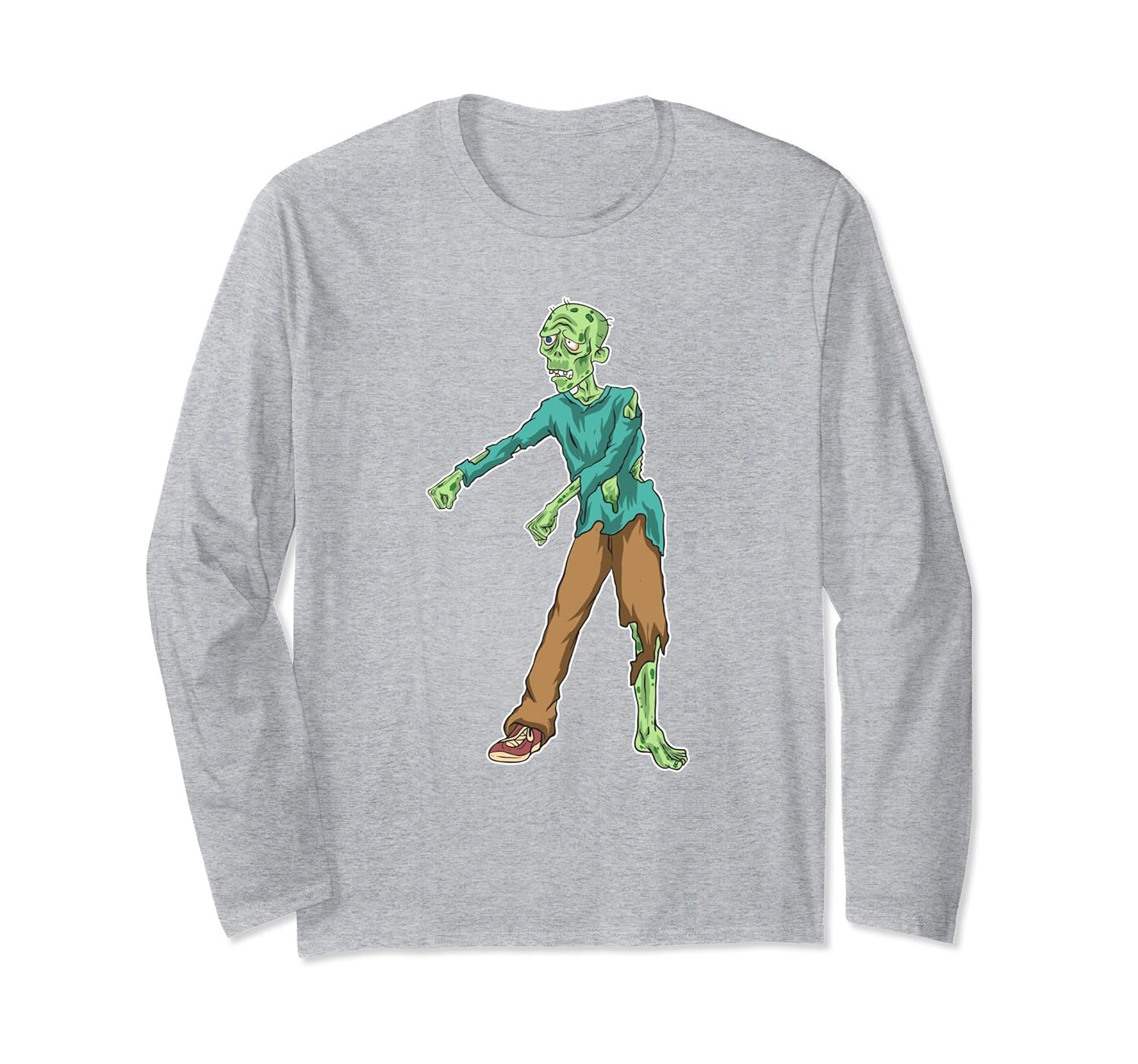 Zombie Flossing Halloween Long Sleeve Shirt Floss Dance Boys-ANZ