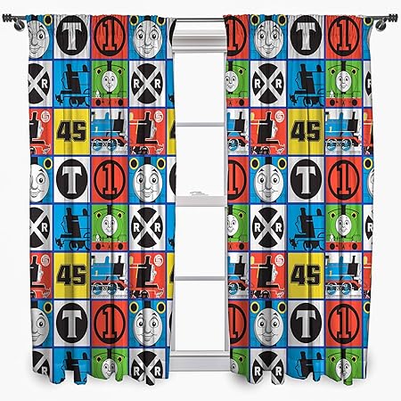 Thomas Friends Team 72 Inch Curtain Set Amazon Co Uk Kitchen
