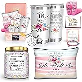 ShinnyWis 18th Birthday Gifts for Girls,18th Birthday Decorations for Girls Daughter Sister Her Girlfriend,Tumblers Gifts Set for 18 Year Old Girl Birthday Gifts Ideas