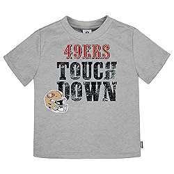 Gerber Unisex Baby NFL 3 Pack Short Sleeve Fan Tee