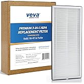 Veva HEPA Filter Replacements Compatible with Medify MA-40 Home Air Purifier - Captures 99.97% of Particles, 3-in-1 Replacement Filters, Honeycomb Carbon, Charcoal Activated Cleaner